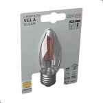 Lâmpada Filamento Led Vela Clear 4w 2700k Branco Quente
