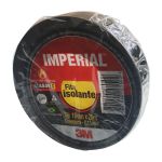 Fita Isolante Imperial 18mm x 20 metros Preta 3M