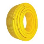 Conduíte Eletroduto Corrugado Amarelo 1/2 DN20 Rolo 50m Adtex