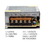 Fonte Colmeia Chaveada Cftv Fita Led 5a Saída 12v 60w