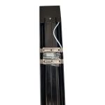 Luminaria Led Sobrepor Linear Slim Preta 120cm 36W 3000K