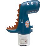 Luminária Arandela Abajur Luz Noturna Led Dino 1W 3000K