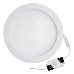 Plafon de Embutir Redondo 18W 6500K Luz Branca Fria