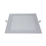 Plafon Painel Led 18w Quadrado Embutir 3000k Branco Quente