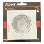 Spot Embutir Dicroica Led Quadrado 5W 3000K Branco Quente