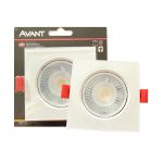 Spot Embutir Dicroica Led Quadrado 5W 3000K Branco Quente