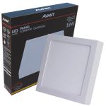 Plafon Painel Led 18w Quadrado Sobrepor 3000k Branco Quente.