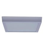 Plafon Painel Led 18w Quadrado Sobrepor 3000k Branco Quente.