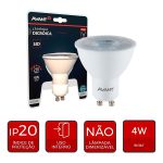 Lâmpada LED Dicróica MR16 4,8W 6500K Branco Frio GU10