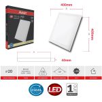 Plafon Led Sobrepor Quadrado 30w 4000k Branco Neutro