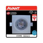 Spot Led Embutir Direcionável Mr16 Quadrado 5w 6500k Branco