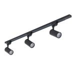Trilho Eletrificado de Sobrepor 1 Metro Preto Bivolt p/ Spots