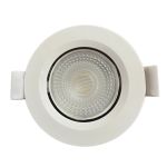 Spot Led Embutir Direcionável Mr16 Redondo 3w 6500k branco