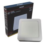 Painel Plafon Led Sobrepor Quadrado 3000k 6w Bivolt