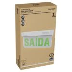 Luminária Led De Emergência 1w 6000k Saída Verde Bivolt