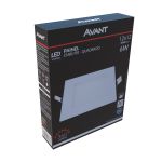 Painel Plafon Led Embutir 6w Quadrado 6500k Branco Frio Bivolt