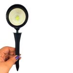 Luminária Espeto Jardim LED 5W Luz Verde Bivolt