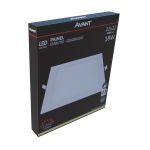 Plafon Painel Led 18w Quadrado Embutir 4000k Branco Neutro