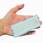 Luminária De Emergência Barra 2w 30 Led Branca 120 Lúmens