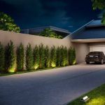 Refletor Holofote Preto Led 100w Facciata 6500k Branco Frio