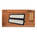 Refletor Holofote Preto Led 100w Facciata 6500k Branco Frio