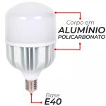 Lâmpada Bulbo Led Alta Potência 200w 6500k Branco Frio Bivolt