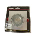 Spot Led Embutir Direcionável Quadrado 7W 3000k Luz Amarela