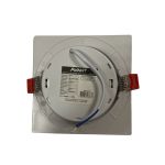 Spot Led Embutir Direcionável Quadrado 7W 3000k Luz Amarela