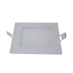 Painel Plafon Led Embutir 6w Quadrado 3000k Branco Quente Bivolt