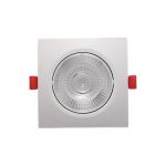SPOT EMBUTIR DICROICA LED QUADRADO 7W 6500K BRANCO FRIO