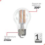 Lamp Rretrô A60 Pera 9W Clear E27 2700K Bivolt Avant