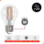 Lamp Rretrô A60 Pera 9W Clear E27 6500K Bivolt Avant