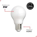 Lâmpada Pera Filamento Lac Retrô 9w 2700k E27 Bivolt