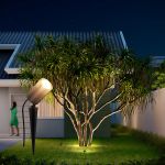 Espeto Jardim Led 10W 3000K Biv. Nimus Red Aluminio IP65 Deluxe