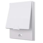 Tomada 2p+t Simples C/ Tampa Área Externa 20a Branco Blux