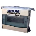Quadro Centro Distribuição Sobrepor 9 Disjuntores Din Brum Br9st