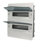 Quadro Centro Distribuição Embutir 24 Disjuntores Din Brum Br24t