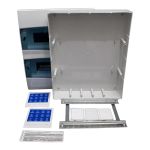 Quadro Centro Distribuição Sobrepor 24 Disjuntores Din Brum Br24st