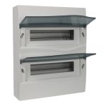 Quadro Centro Distribuição Sobrepor 24 Disjuntores Din Brum Br24st