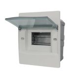 Quadro Centro Distribuição Embutir 5 Disjuntores Din Brum Br5t