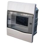 Quadro Centro Distribuição Embutir 5 Disjuntores Din Brum Br5t