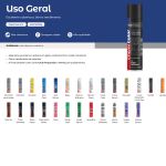 Tinta Spray Uso Geral Chemicolor Preto Brilhante 400ml