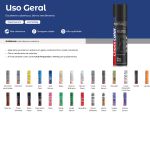 Tinta Spray Uso Geral Chemicolor Preto Fosco 400ml