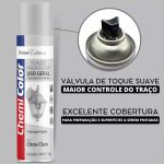 Tinta Spray Uso Geral Fundo Preparador Cinza Claro 400ml