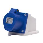 Tomada Industrial Sobrepor 16a 9h 220v 3p+t Ip44 Azul