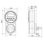 Timer Temporizador Digital Bivolt 10A Decorlux