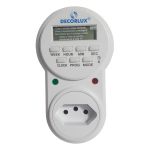 Timer Temporizador Digital Bivolt 10A Decorlux