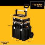 Caixa De Ferramentas Torre Modular Móvel Com Rodas Dewalt Tstak Dwst60404