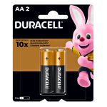 Pilha Alcalina AA² 2 unidades Duracell 