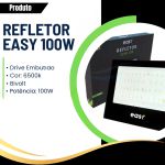 Refletor Led 100W 6500K Easy Eco50